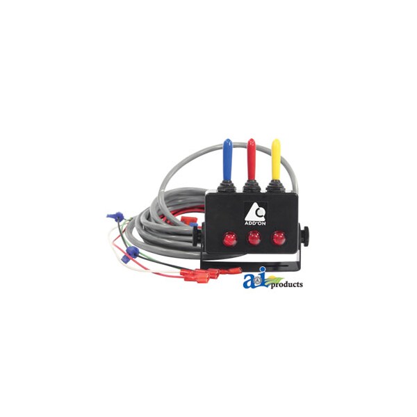 Switchbox Control, Hydraulic 3 Circuit 8" x10" x4"